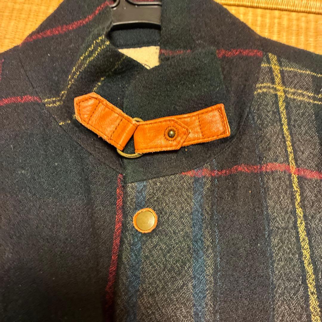 パラスパレス ウール チェックコート