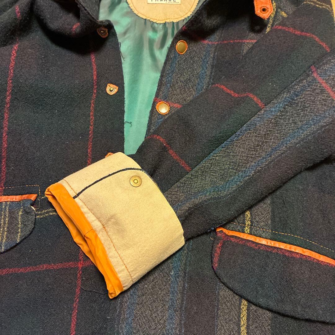 パラスパレス ウール チェックコート