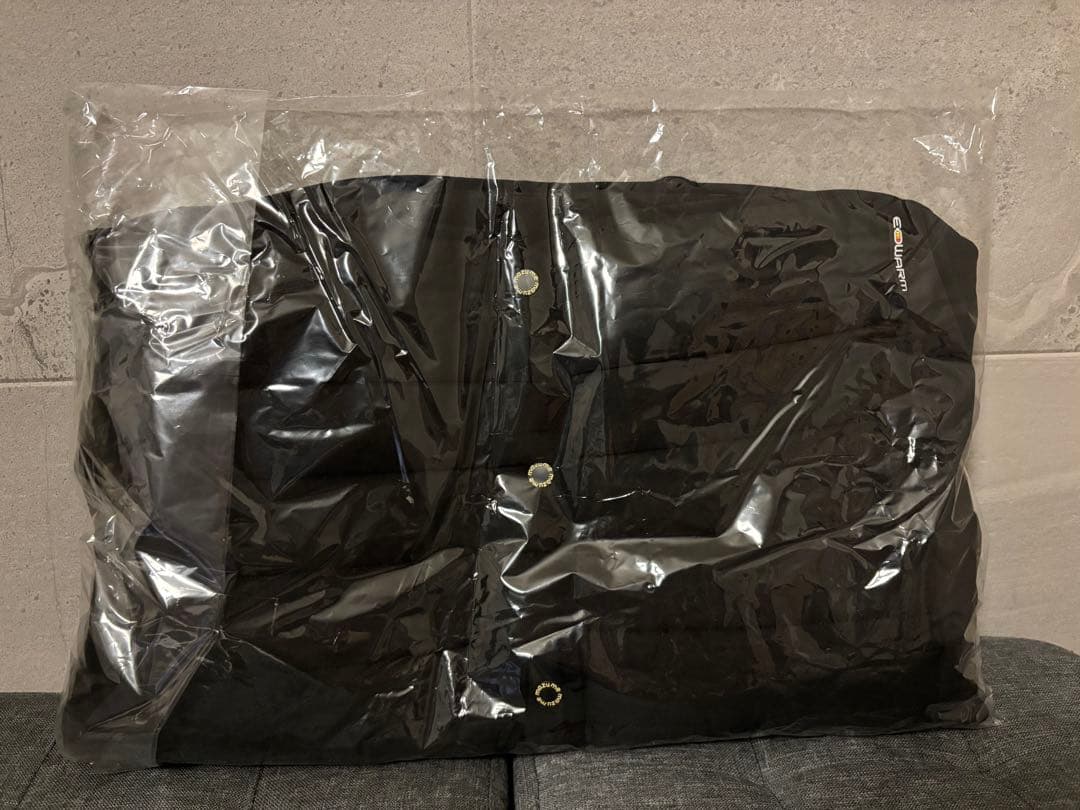 マズメ 防寒服アウター ヒーターベスト ブラック L 防寒着 防寒ウェア