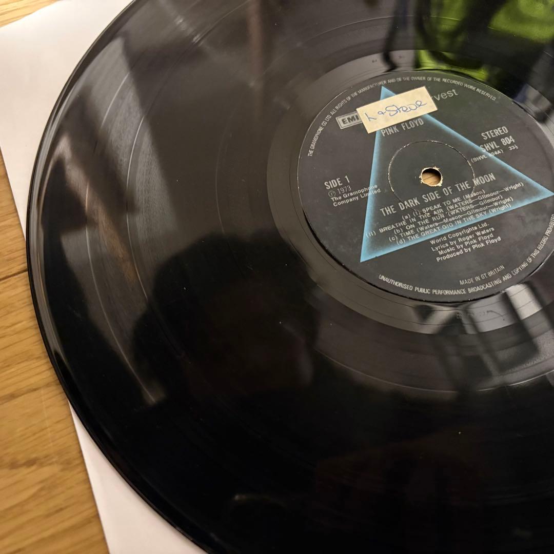 【ハイプステッカー付！】ピンク・フロイド/狂気　UKオリジ　マト3/3極初期盤！