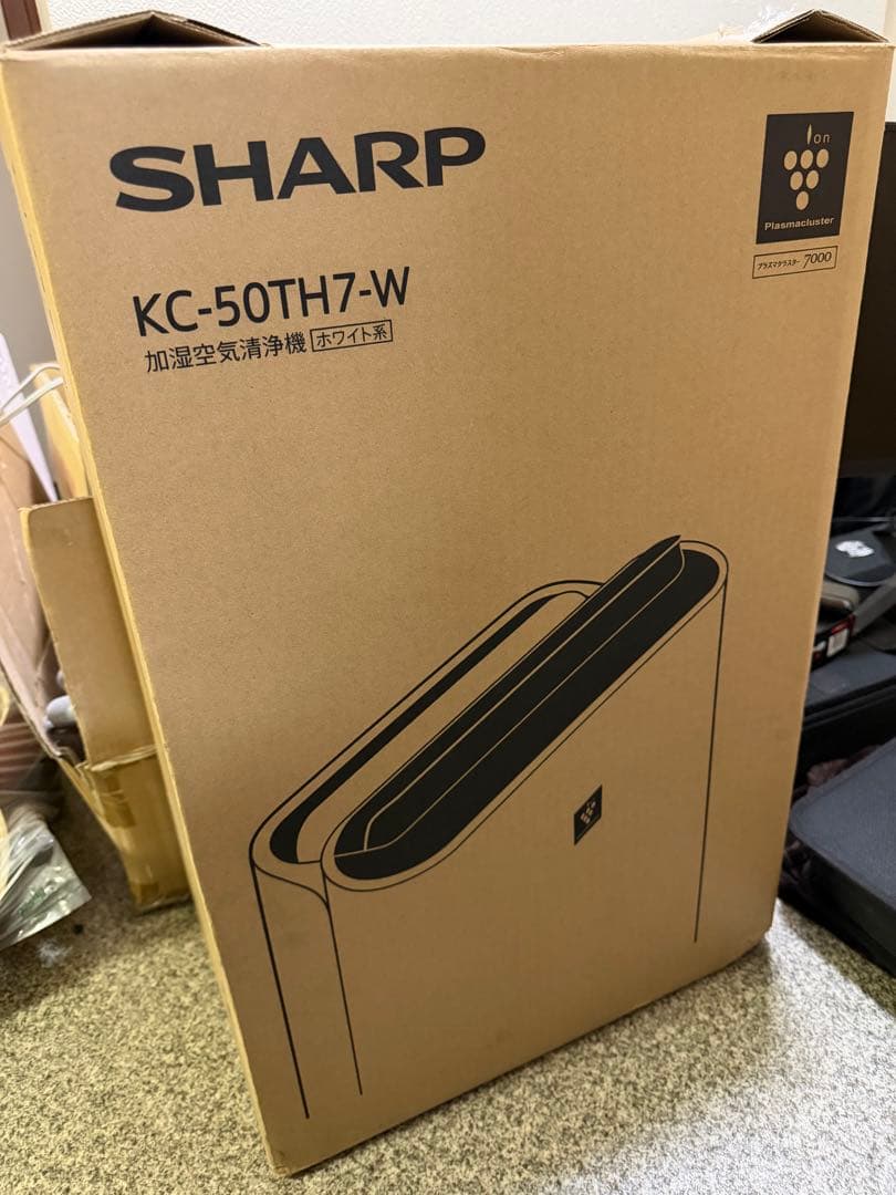 SHARP 空気清浄機 KC-50TH7-W