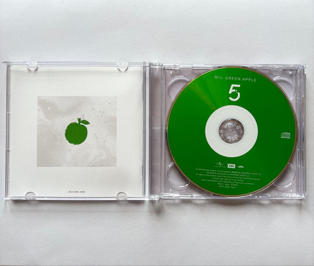 Mrs. GREEN APPLE 5 CD＋DVD 初回限定盤　ミセス