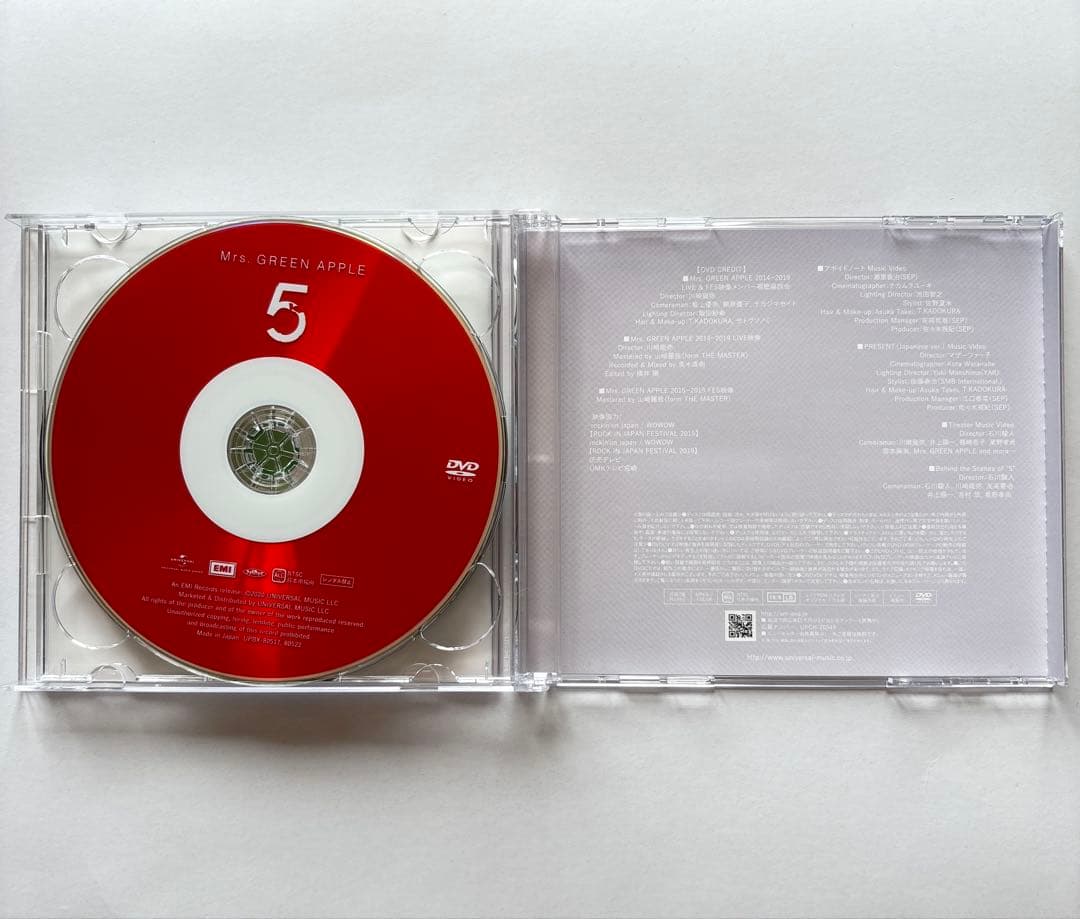 Mrs. GREEN APPLE 5 CD＋DVD 初回限定盤　ミセス