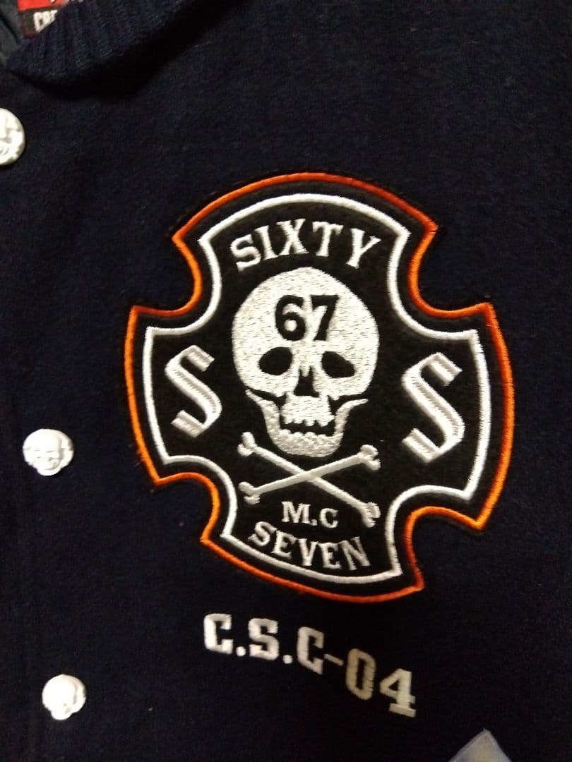 送料無料 USED クリームソーダ スタジャン 黒 　M