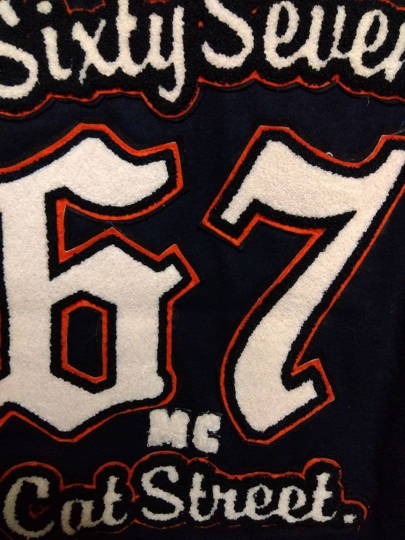 送料無料 USED クリームソーダ スタジャン 黒 　M