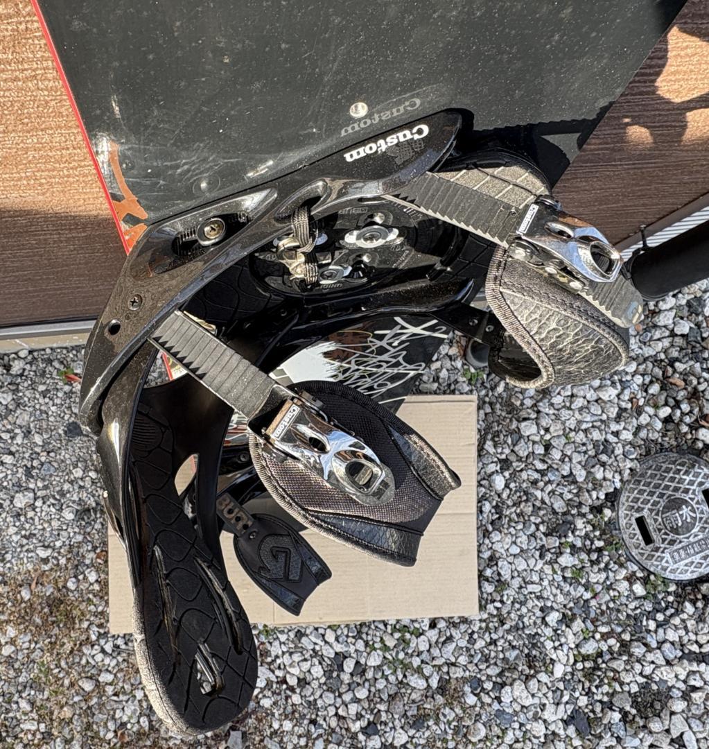 4*e様 バートン スノーボード セット BLUNT 155cm CUSTOM