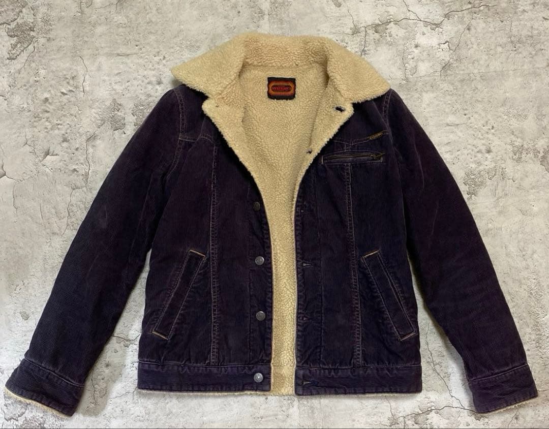 HYSTERIC GLAMOURヴィンテージ裏ボア　コーデュロイジャケット