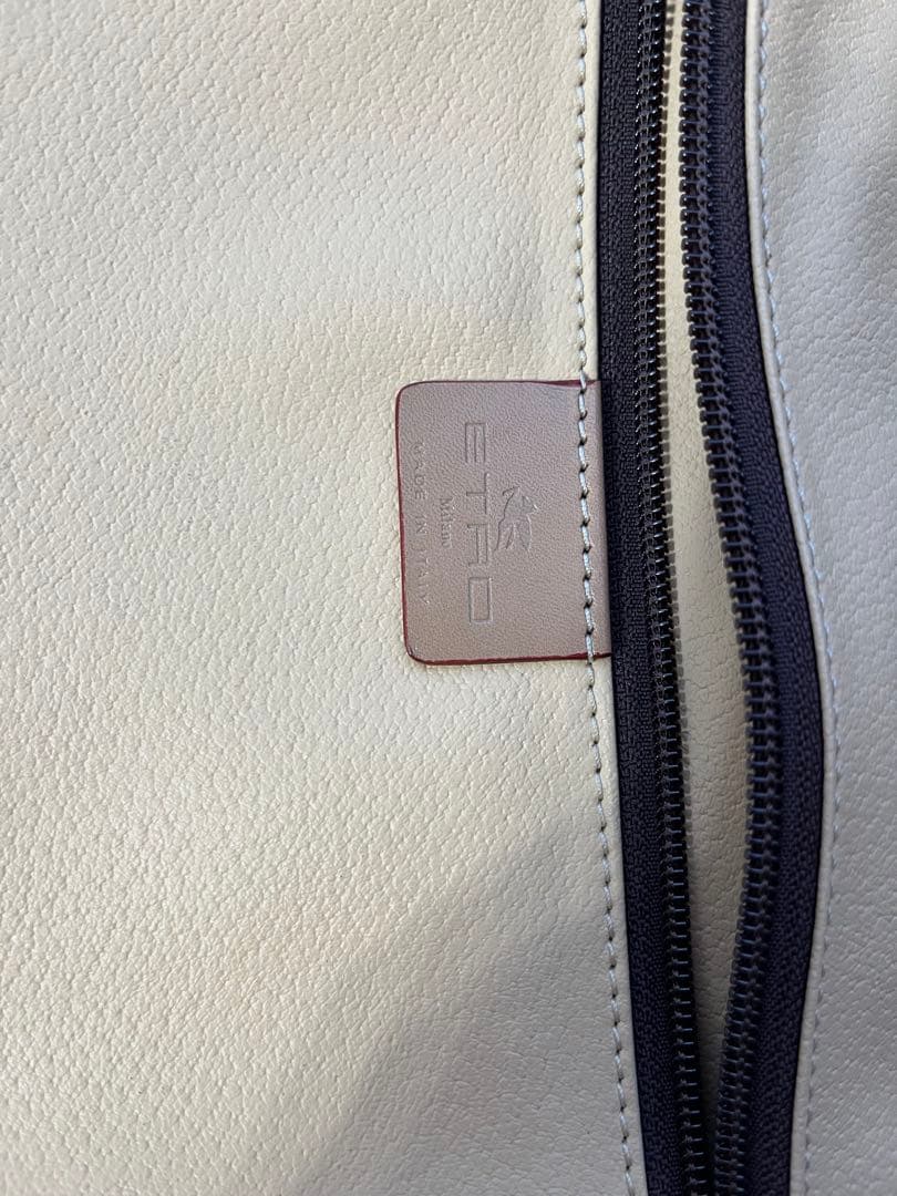 激レア　エトロ　キャリーケース　ペイズリー柄　ブラウン　本革張り