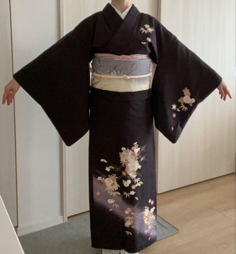 坂東三津五郎 落款入り 訪問着 入学式 卒業式 結婚式 お宮参り 日本舞踊