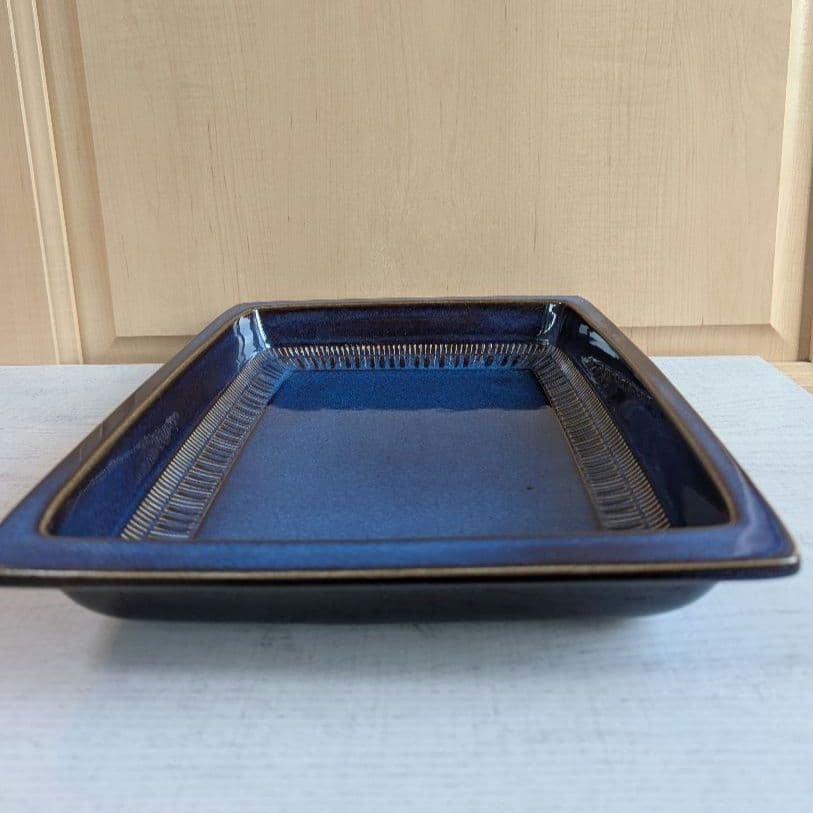 【美品】Gefle ／ KOSMOS ／ スクエアプレート 大皿36cm