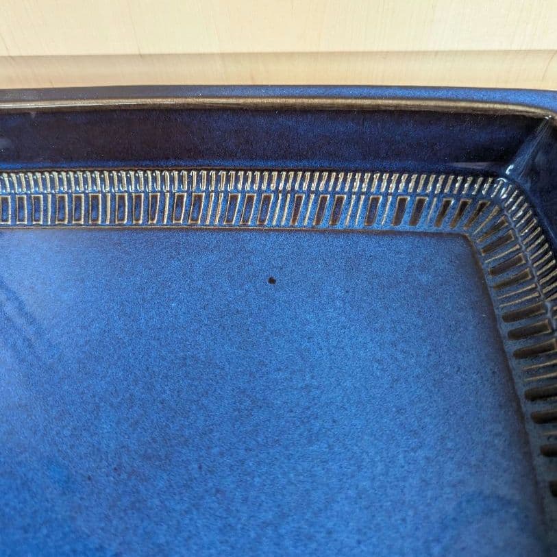 【美品】Gefle ／ KOSMOS ／ スクエアプレート 大皿36cm