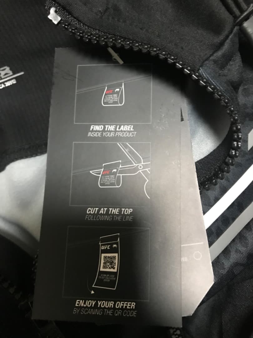 買*用様 UFC Venum フード付きウェアパーカージャケット