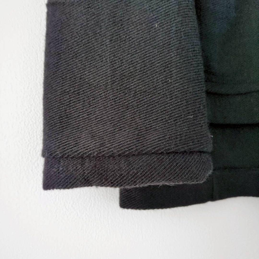 ◾︎希少◾︎ トリココムデギャルソン 丸襟 切り替え ジャケット ブラック M