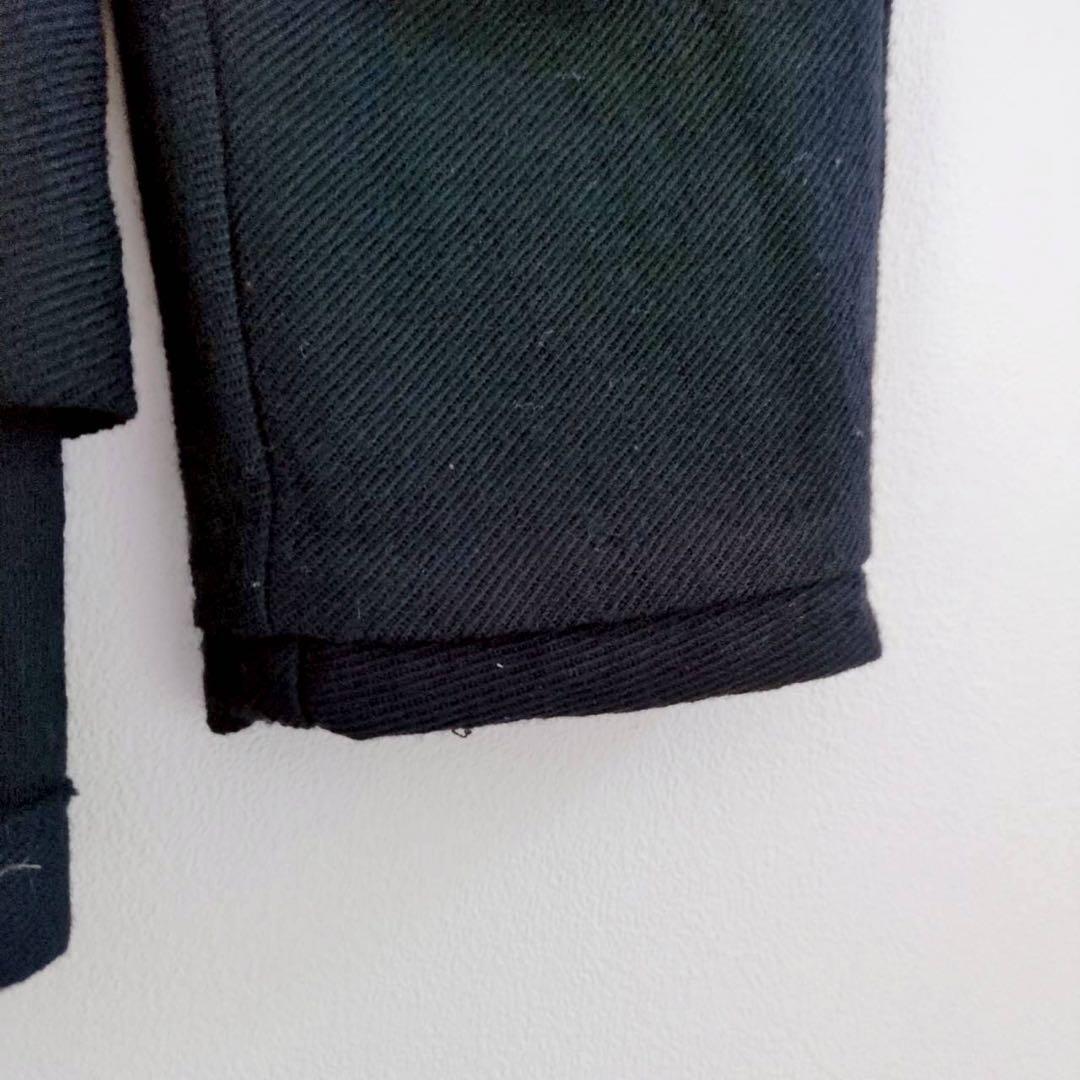 ◾︎希少◾︎ トリココムデギャルソン 丸襟 切り替え ジャケット ブラック M