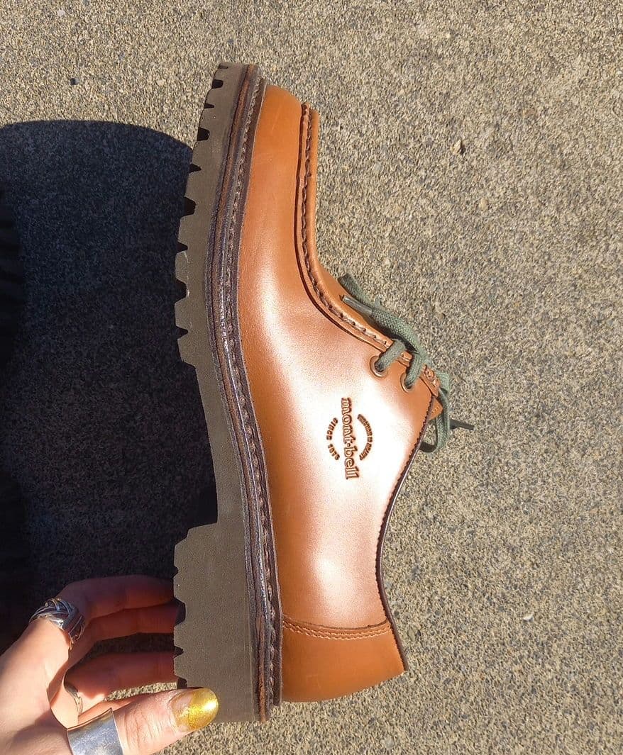 mont-bell ブラウン デッキシューズ