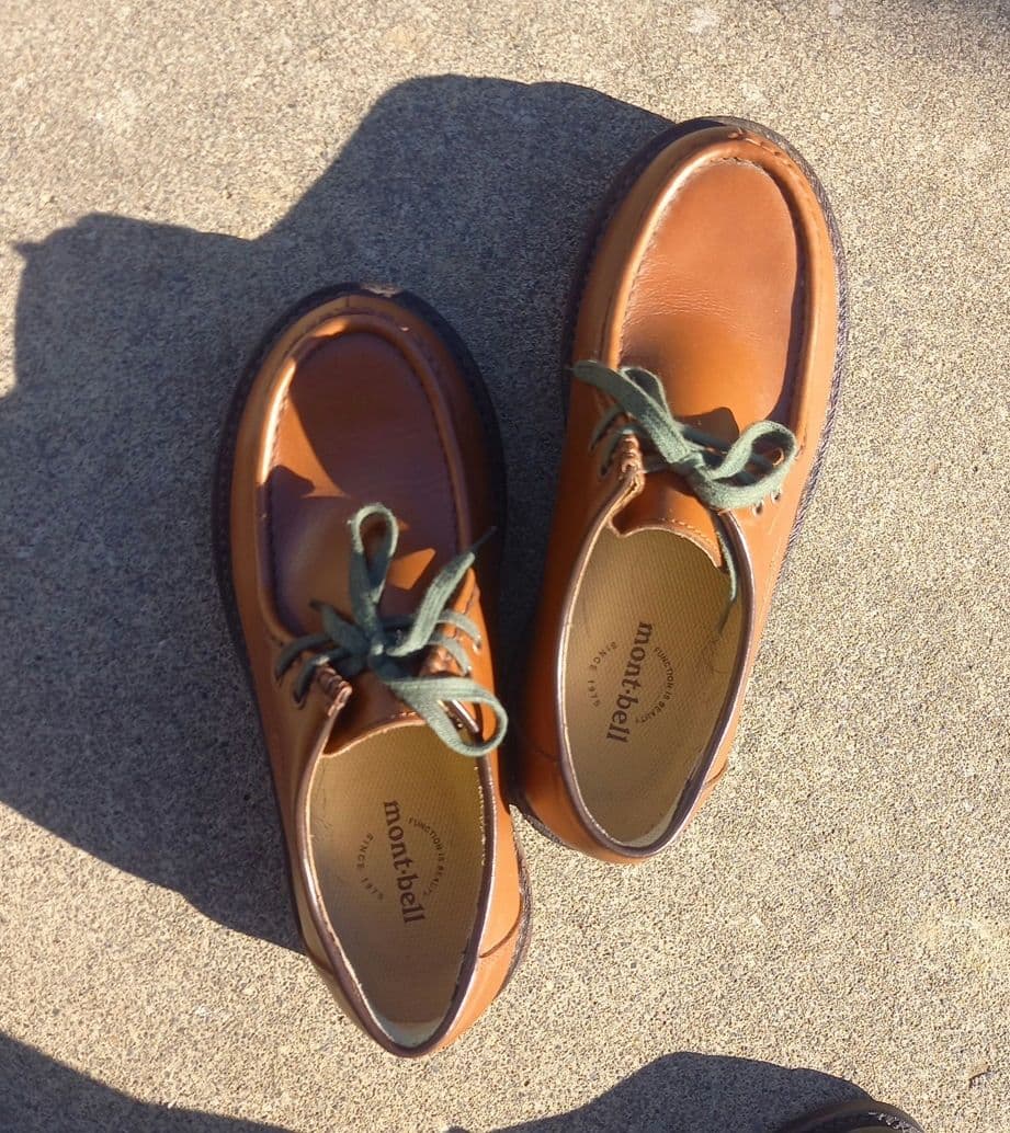 mont-bell ブラウン デッキシューズ