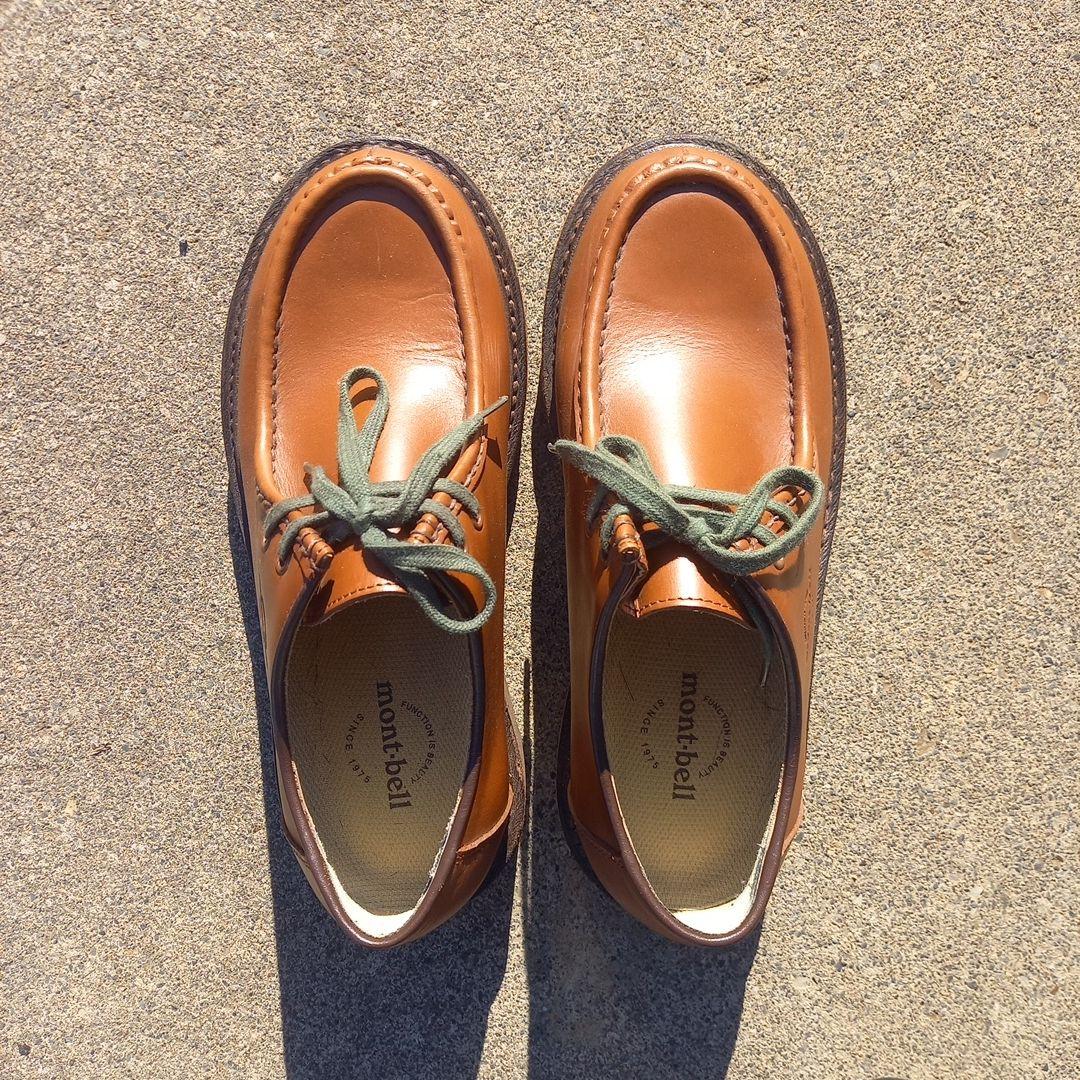 mont-bell ブラウン デッキシューズ