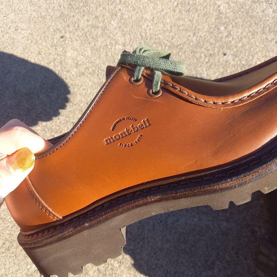 mont-bell ブラウン デッキシューズ