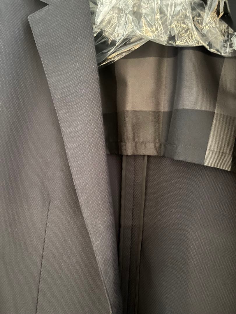 jn431981美品通年ブラックレーベルネイビージャケットとパンツ セット