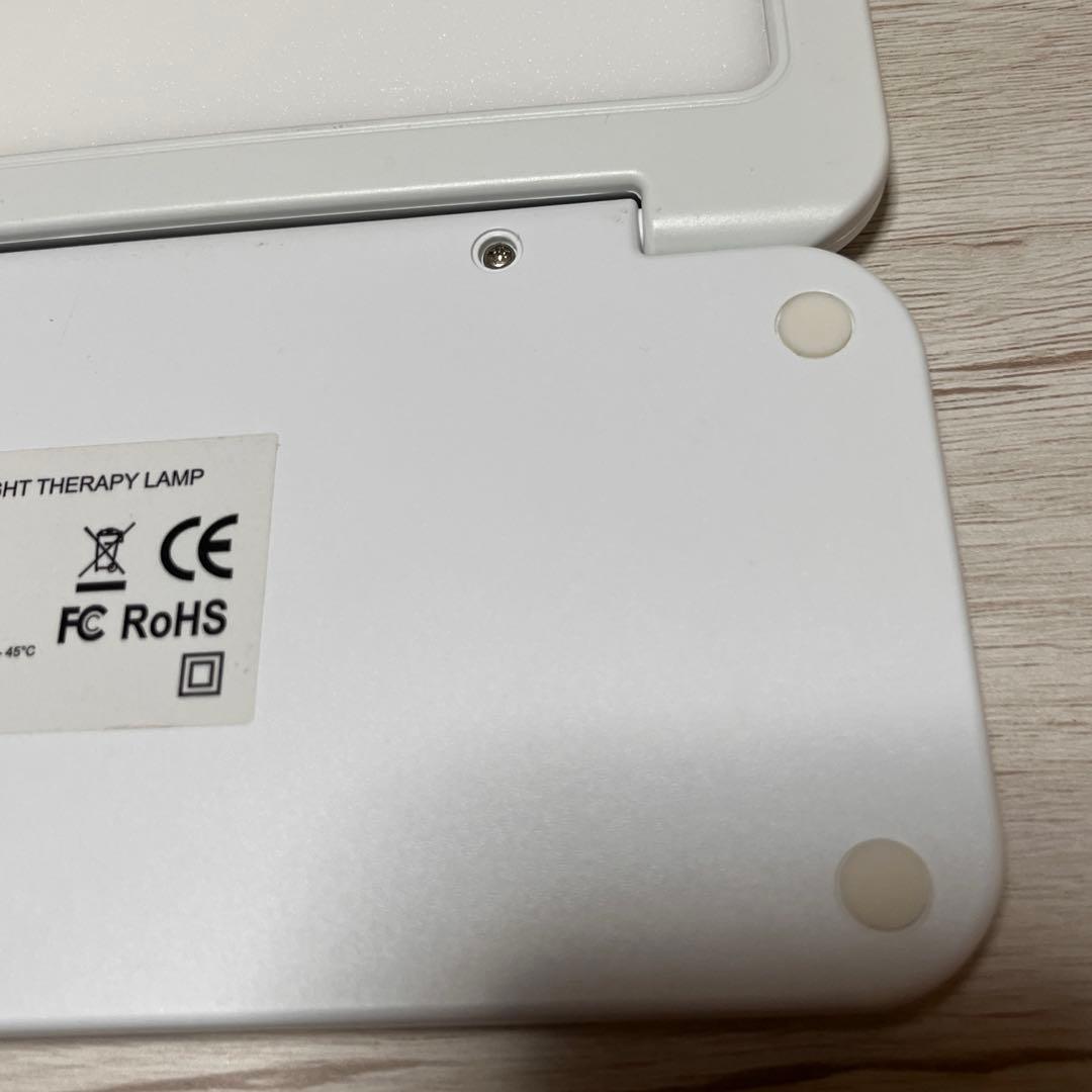 【美品】moonmoon トトノエライトプレーン 光 目覚まし時計