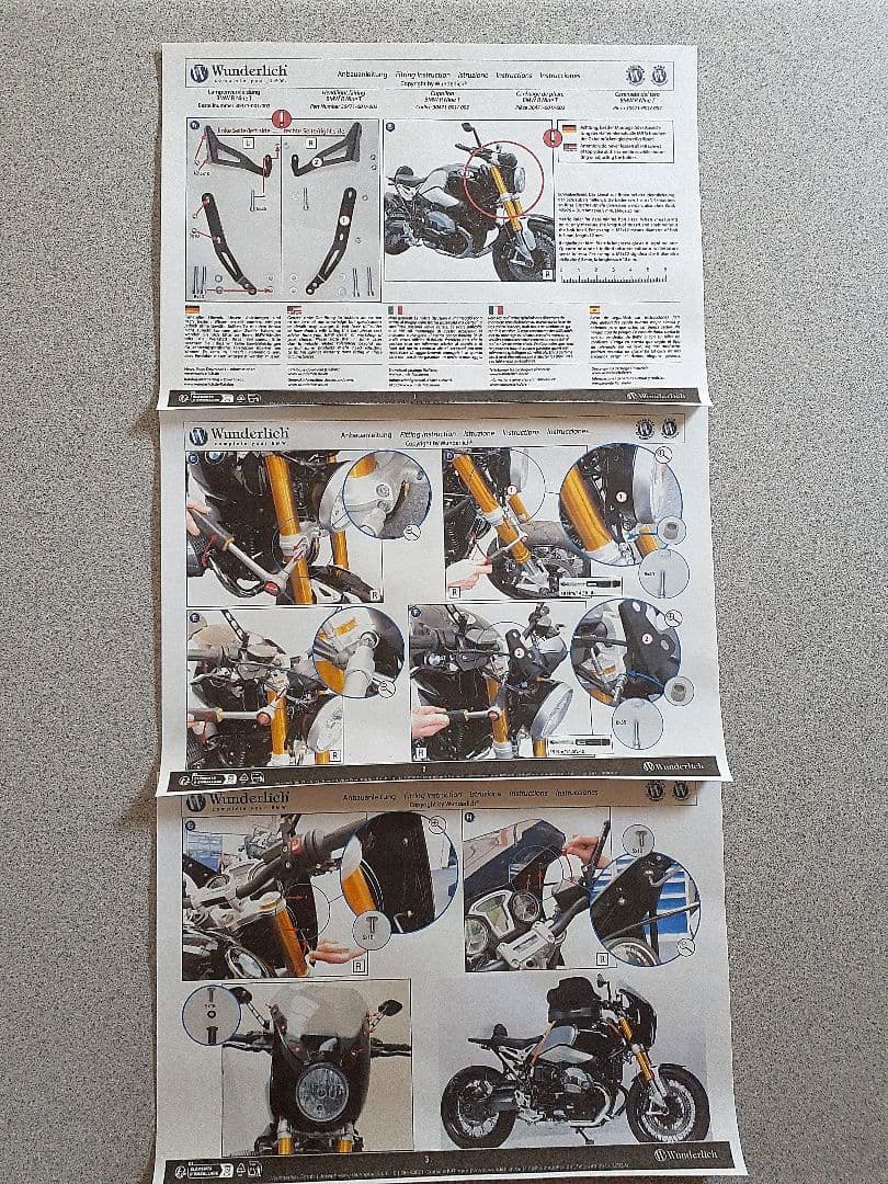 TOMO  RnineTワンダーリッヒ DAYTONAフロントカウル