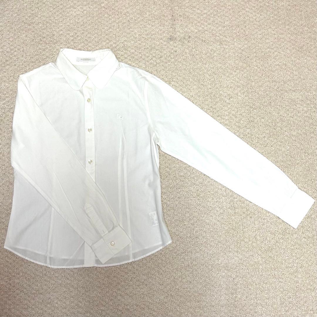 美品 バーバリー卒服4点セット（ブレザー・スカート・ブラウス・リボン）150cm