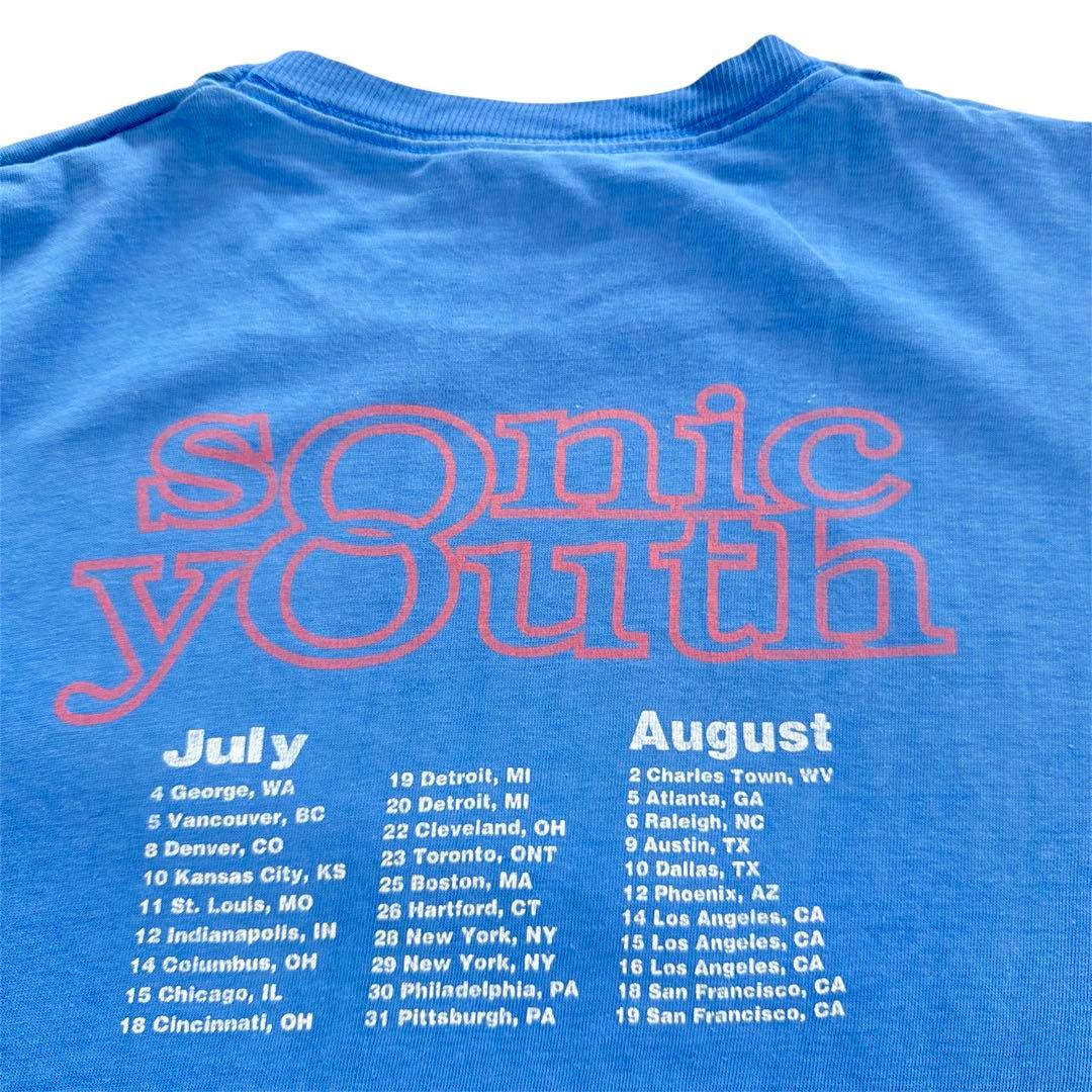 Sonic Youth Tシャツ 青 ヴィンテージ