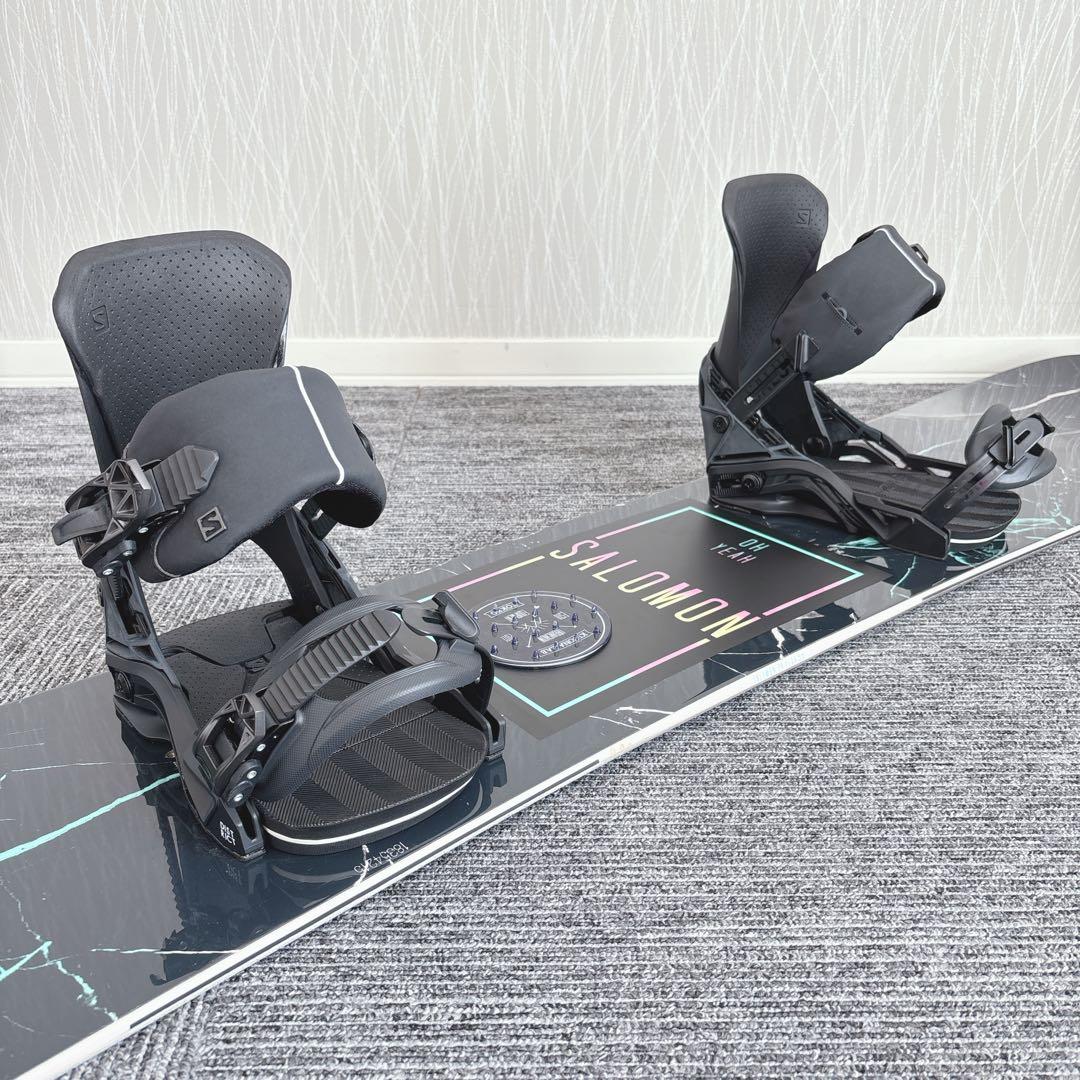 41超美品❗️超豪華❗️サロモン スノーボードセット★スノボ151cm+ビン付