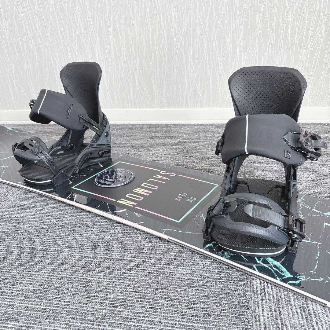 41超美品❗️超豪華❗️サロモン スノーボードセット★スノボ151cm+ビン付