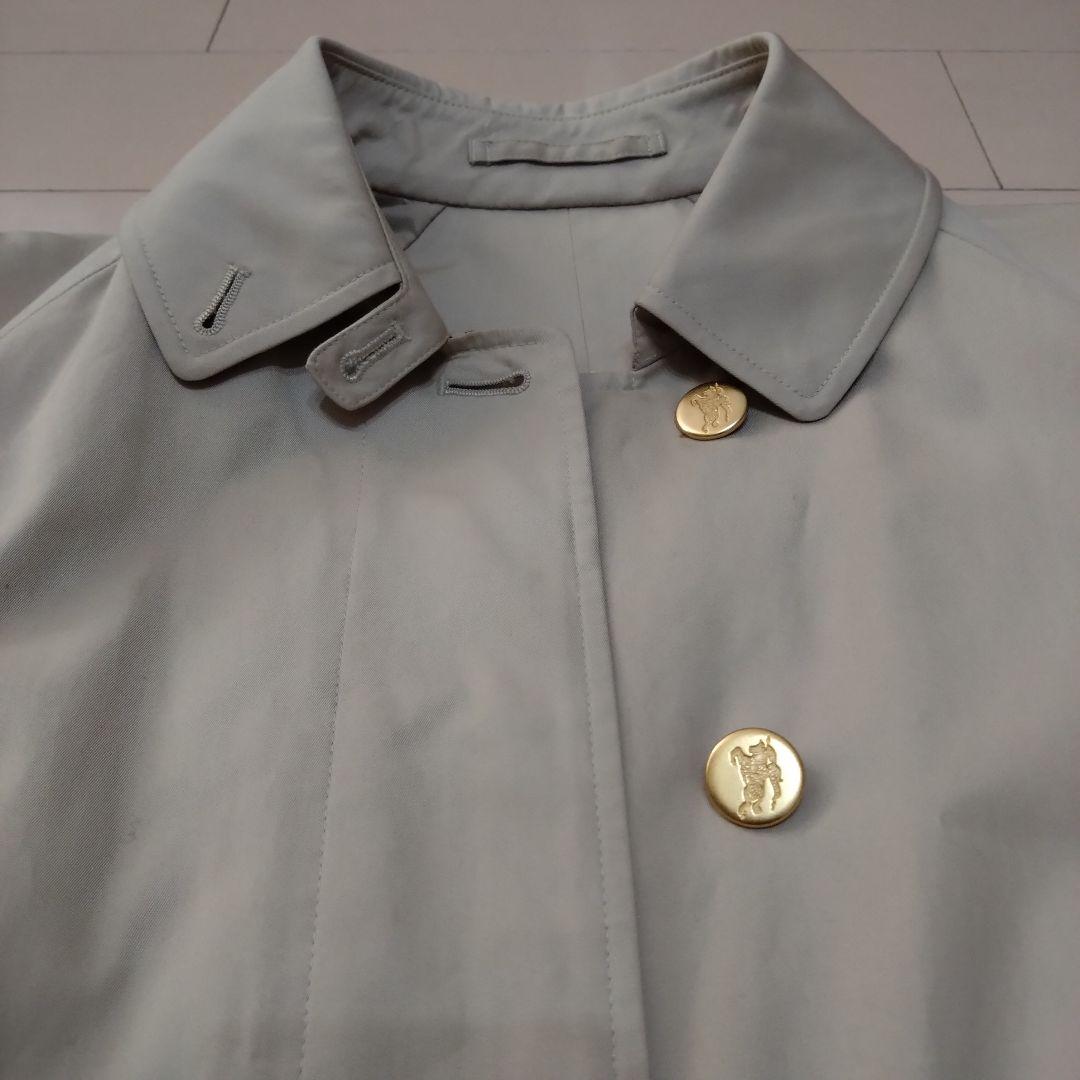 ヴィンテージ バーバリー ステンカラーコート 金ボタン トレンチコート