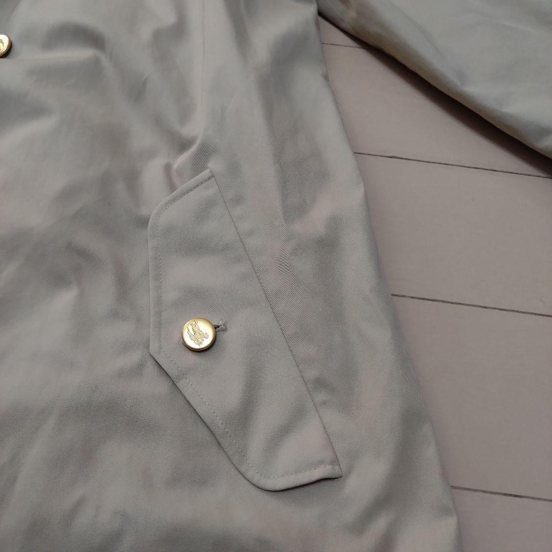 ヴィンテージ バーバリー ステンカラーコート 金ボタン トレンチコート