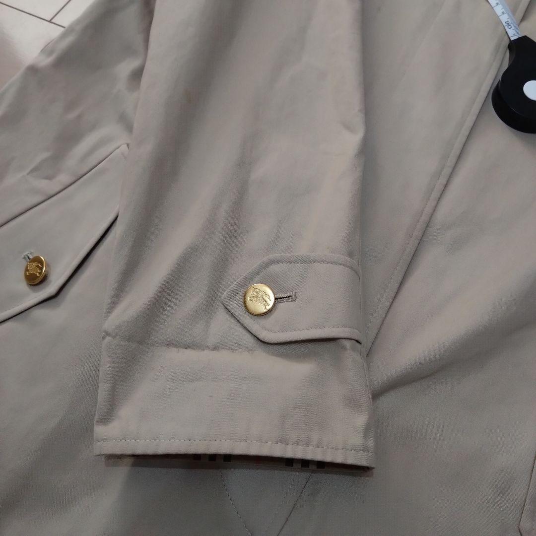ヴィンテージ バーバリー ステンカラーコート 金ボタン トレンチコート
