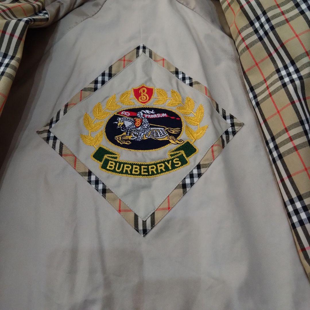 ヴィンテージ バーバリー ステンカラーコート 金ボタン トレンチコート