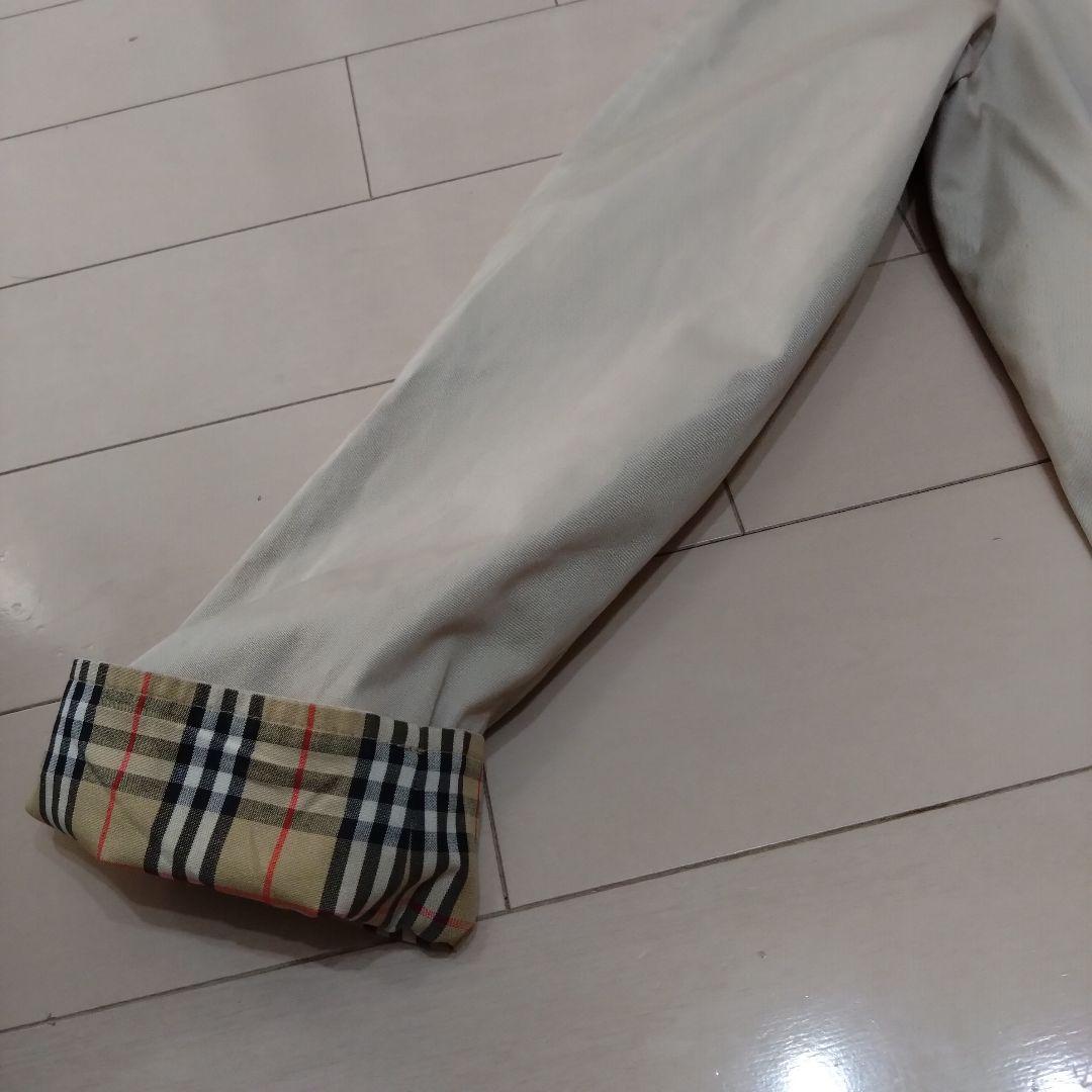 ヴィンテージ バーバリー ステンカラーコート 金ボタン トレンチコート