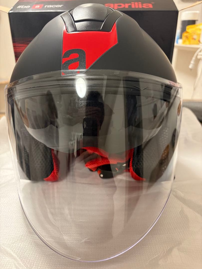 aprilia ジェットヘルメット Lサイズ 新品未使用