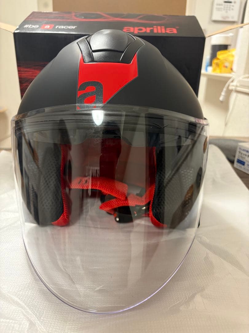 aprilia ジェットヘルメット Lサイズ 新品未使用