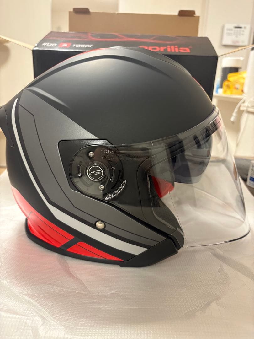 aprilia ジェットヘルメット Lサイズ 新品未使用