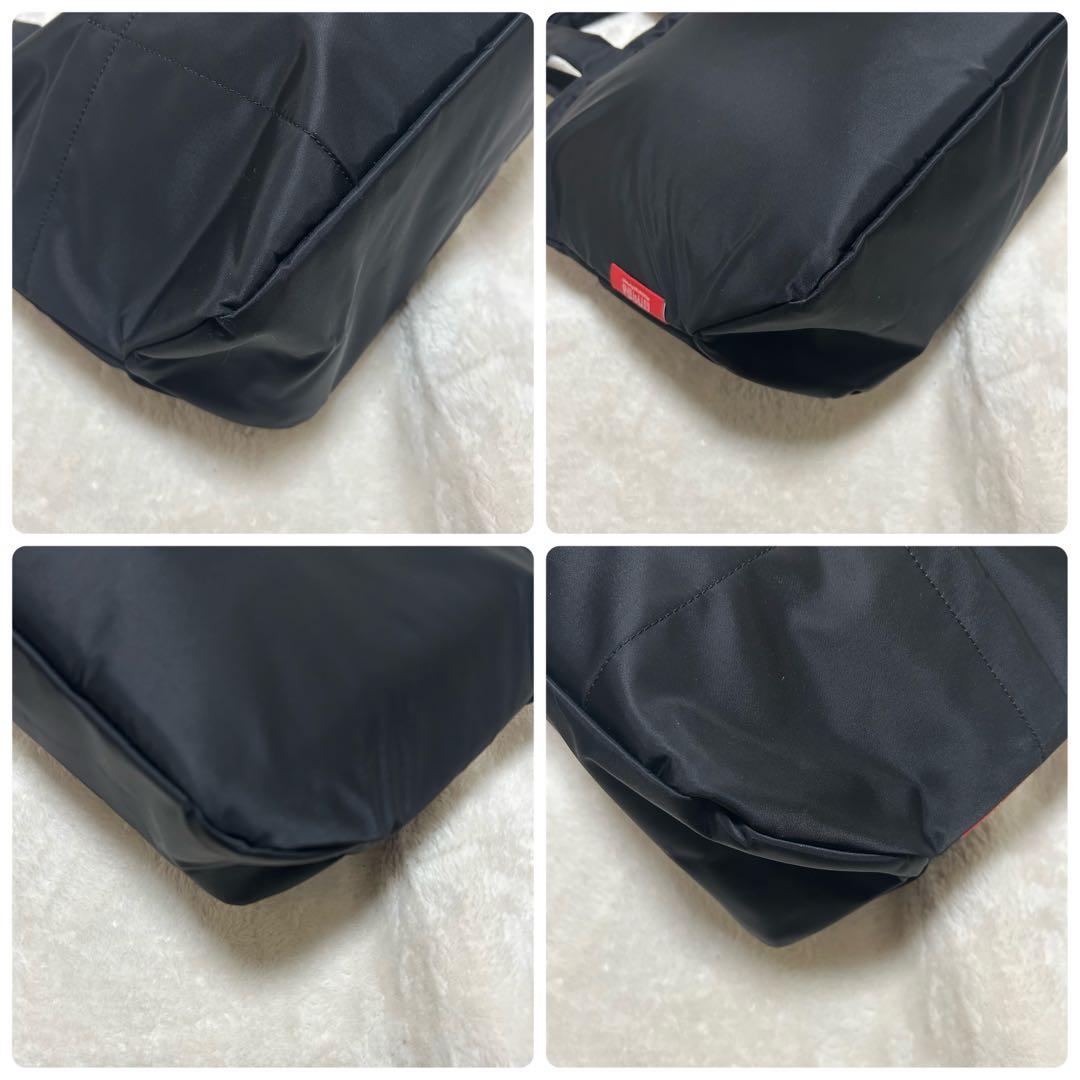 マンハッタンポーテージ グローブトロッター トートバッグ ブラック PC収納付き