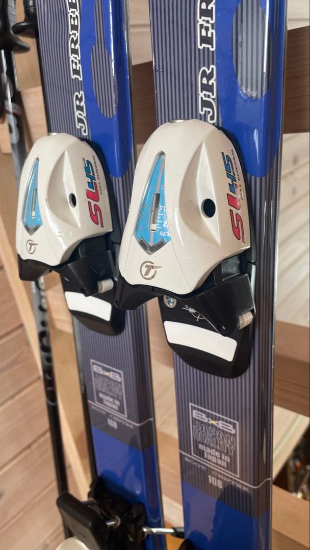 カービングスキー板108cmセットビンディングストック子供ジュニアキッズショート