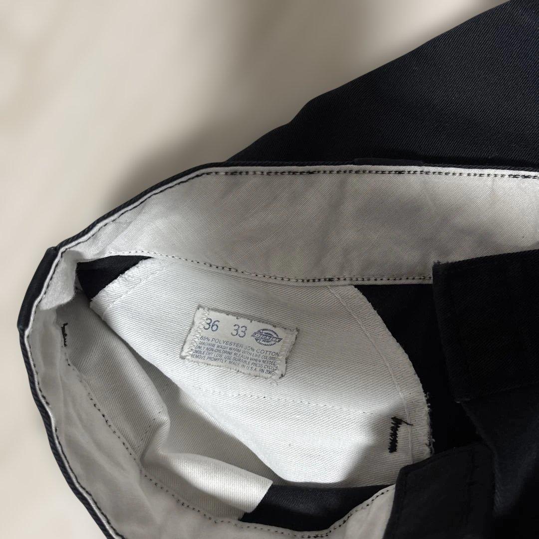 USA製 Dickies874 ブラック チビタグ ワークパンツ