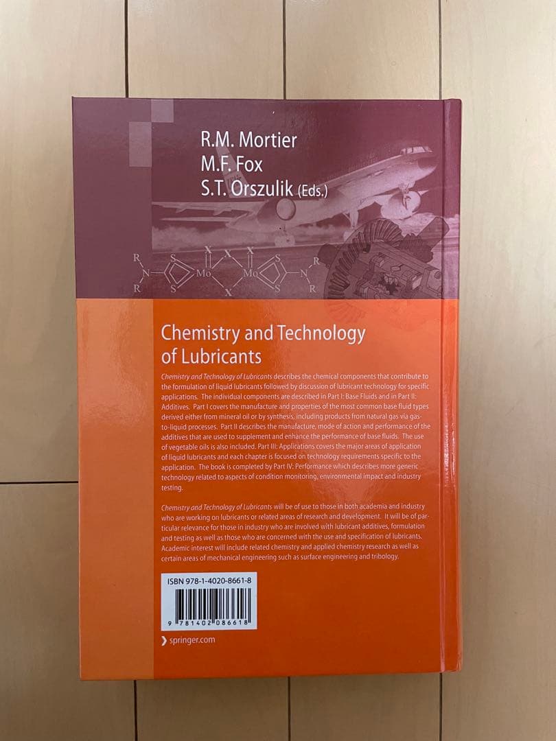 洋書 Chemistry and Technology of Lubricants