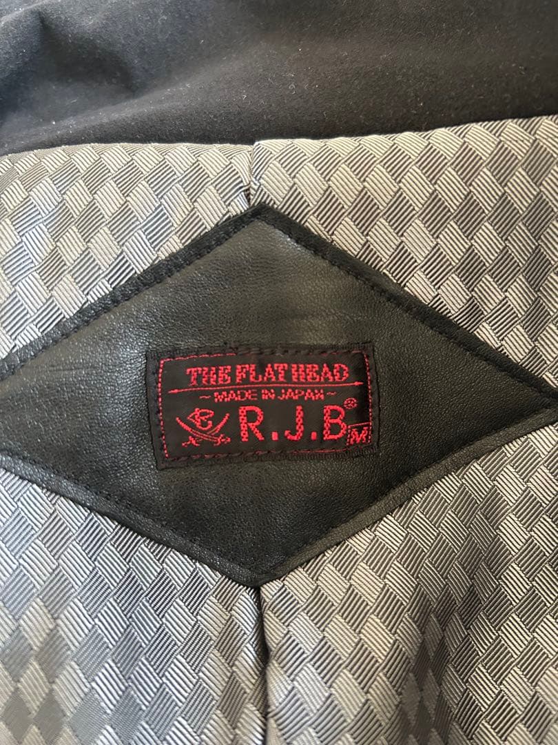 RJB ヘリンボーングレーコート