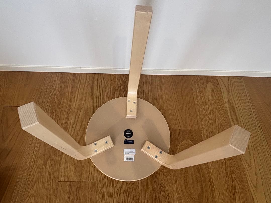 【新品】 artek スツール60 scope別注リノリウム ソフトライラック