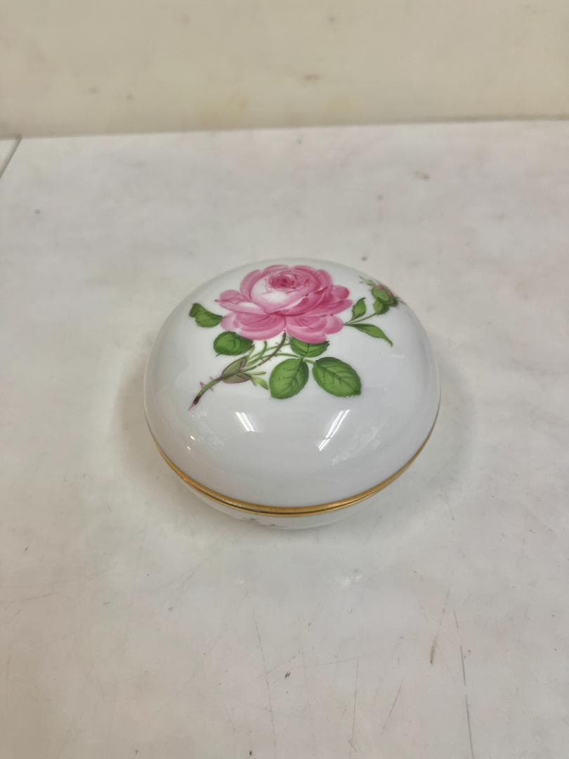 マイセン meissen　小物入れ　ボンボニエール ローズ
