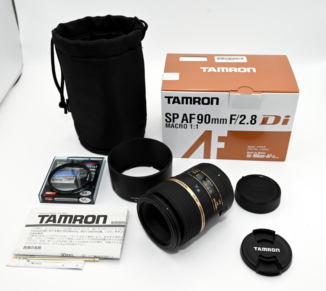 美品 タムロン TAMRON AF90mm F/2.8 マクロ ニコン用