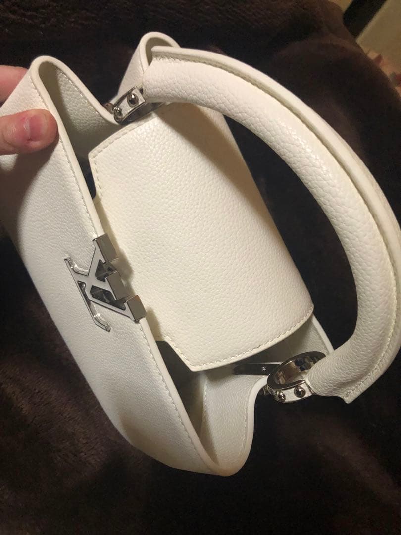 Louis Vuitton ルイヴィトン ホワイト ハンドバッグ ノベルティ