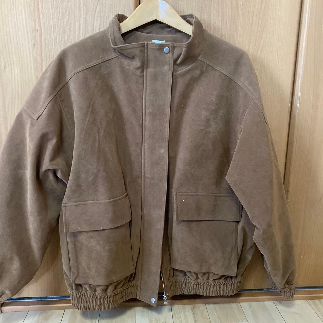 アングリッド　フェイクスウェードブルゾン