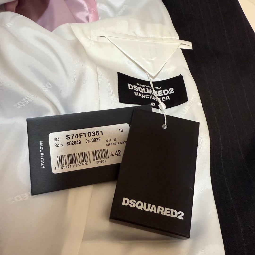 新品！DSQUARED2 MANCHESTER ダークグレー スーツ サイズ42