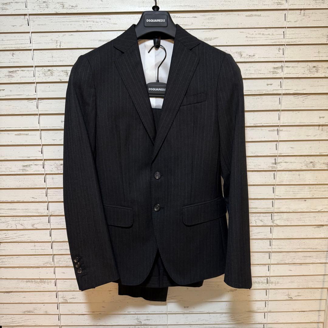 新品！DSQUARED2 MANCHESTER ダークグレー スーツ サイズ42