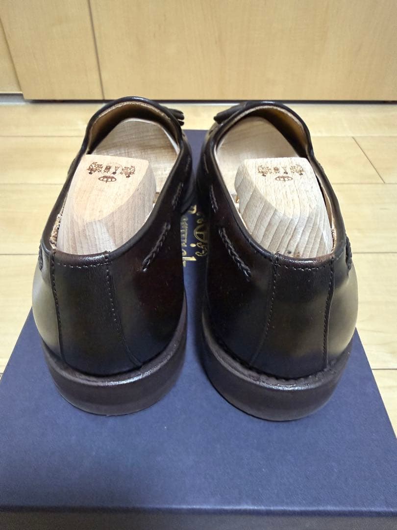美品　Berwick ダークブラウン タッセルローファー　UK6